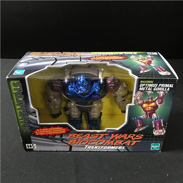 VINTAGE TRANSFORMERS BEAST WARS OPTIMUS PRIMAL ACTION FIGURE IN ORIGINAL BOX