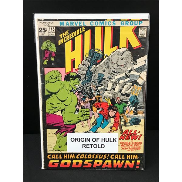 THE Incredible Hulk #145 - MARVEL COMICS