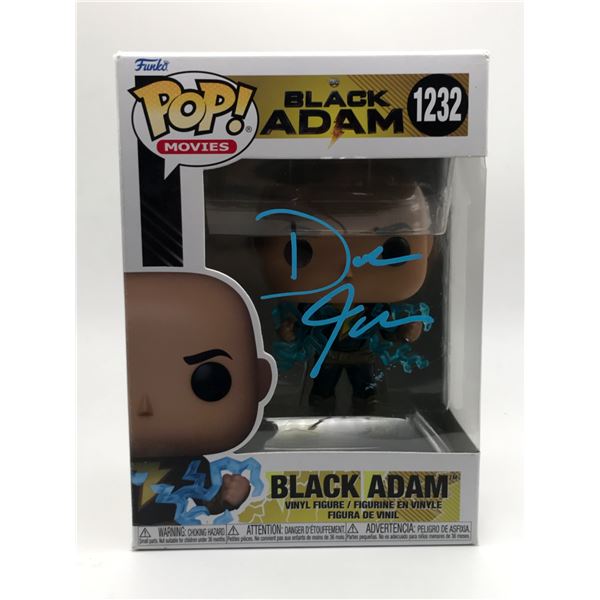 DWAYNE THE ROCK JOHNSON SIGNED BLACK ADAM FUNKO POP - KB COA