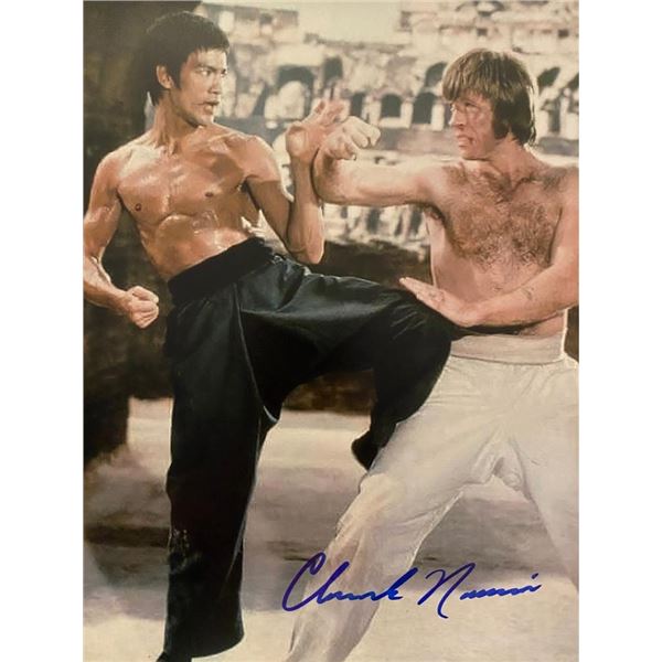 Chuck Norris signed photo