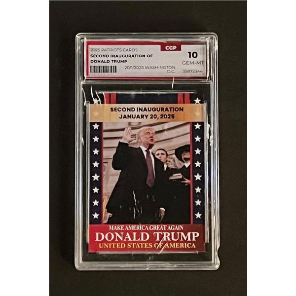 US President Donald Trump 2025 Patriots Card
