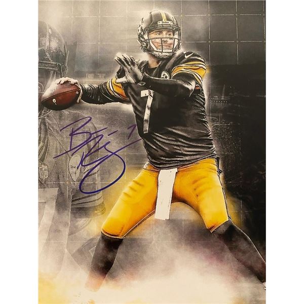 Pittsburgh Steelers Ben Roethlisberger signed photo