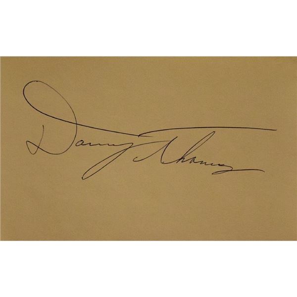 The Andy Griffith Show Danny Thomas signature slip