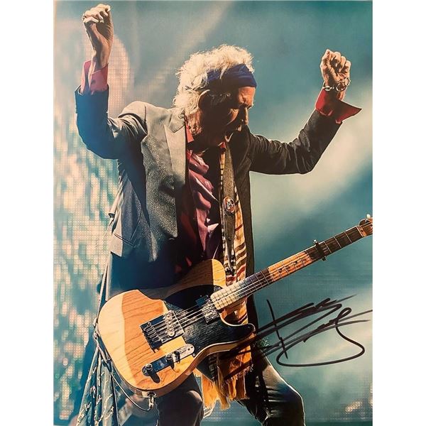 Rolling Stones Keith Richards signed photo