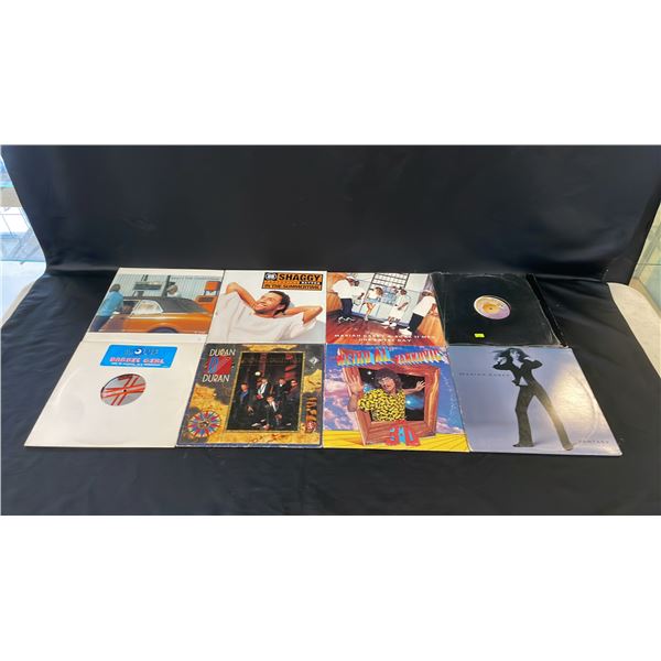 (8) ASSORTED VINYL RECORDS INCLUDING; THE CARDIGANS, SHAGGY, MARIAH CAREY & BOYZ II MEN, MARY J