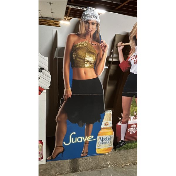 VINTAGE MODELO ESPECIAL CARDBOARD STANDEE CUTOUT