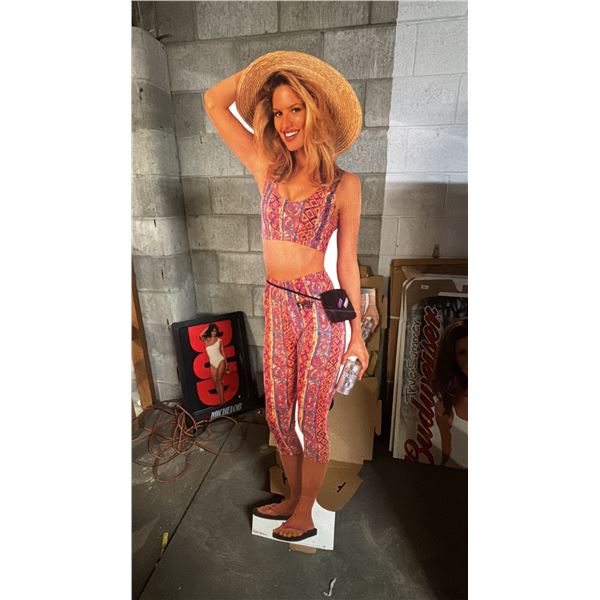 VINTAGE COORS LIGHT CARDBOARD STANDEE CUTOUT