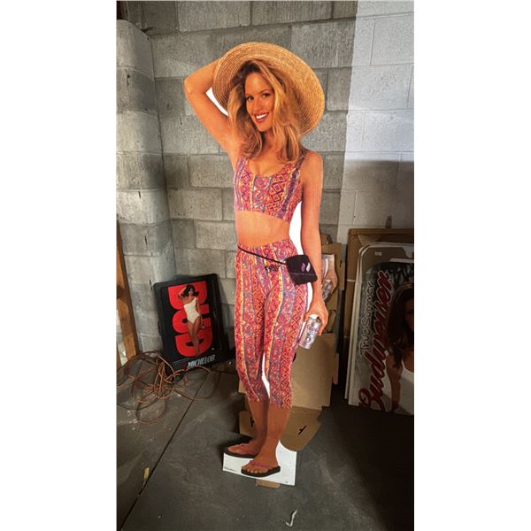 VINTAGE COORS LIGHT CARDBOARD STANDEE CUTOUT