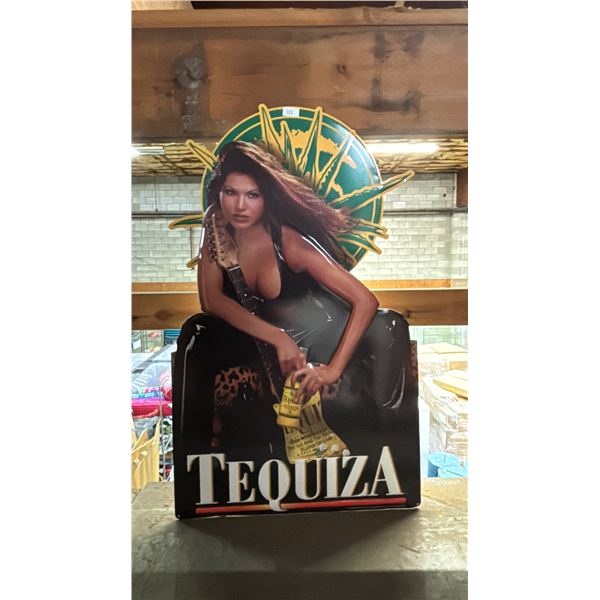 VINTAGE TEQUIZA TIN SIGN