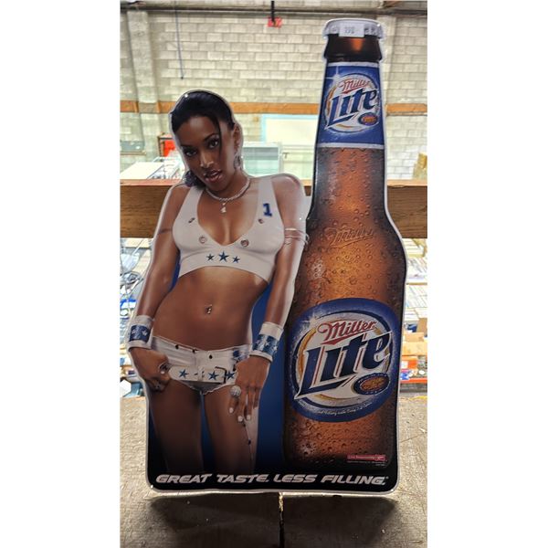 VINTAGE MILLER LITE TIN SIGN