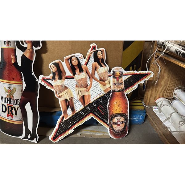 VINTAGE MICHELOB TIN SIGN