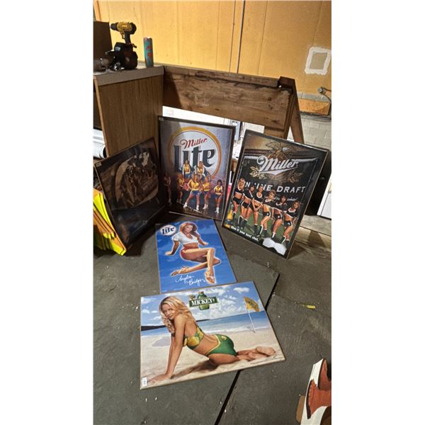 ASSORTED BEER POSTERS