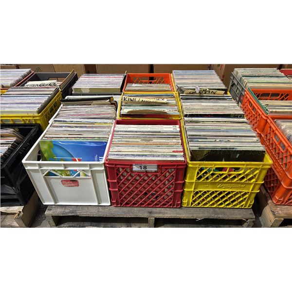 PALLET OF ASSORTED VINYL RECORDS