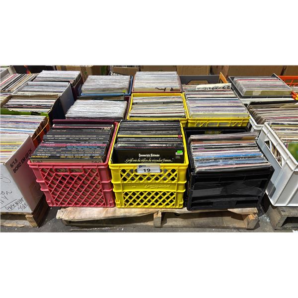 PALLET OF ASSORTED VINYL RECORDS