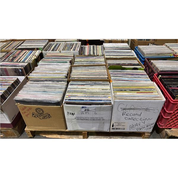 PALLET OF ASSORTED VINYL RECORDS