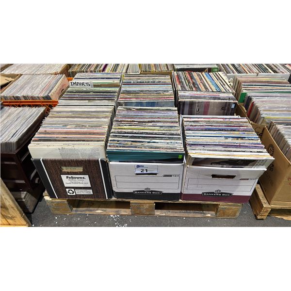 PALLET OF ASSORTED VINYL RECORDS