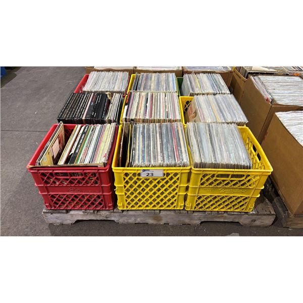 PALLET OF ASSORTED VINYL RECORDS