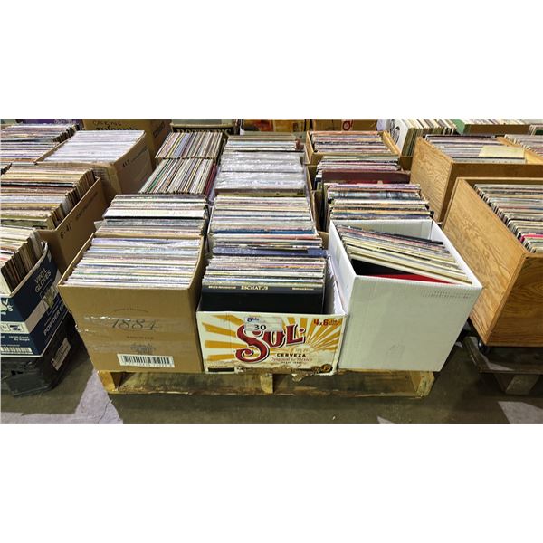 PALLET OF ASSORTED VINYL RECORDS