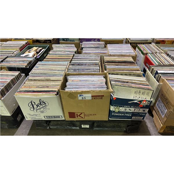 PALLET OF ASSORTED VINYL RECORDS