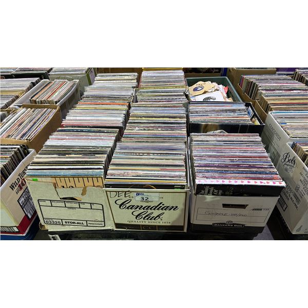 PALLET OF ASSORTED VINYL RECORDS