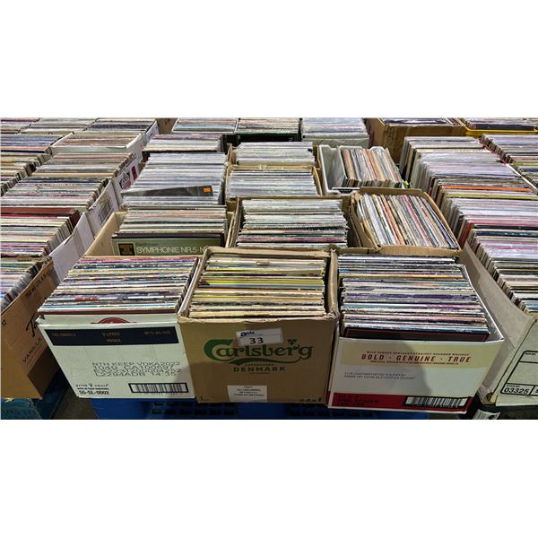 PALLET OF ASSORTED VINYL RECORDS