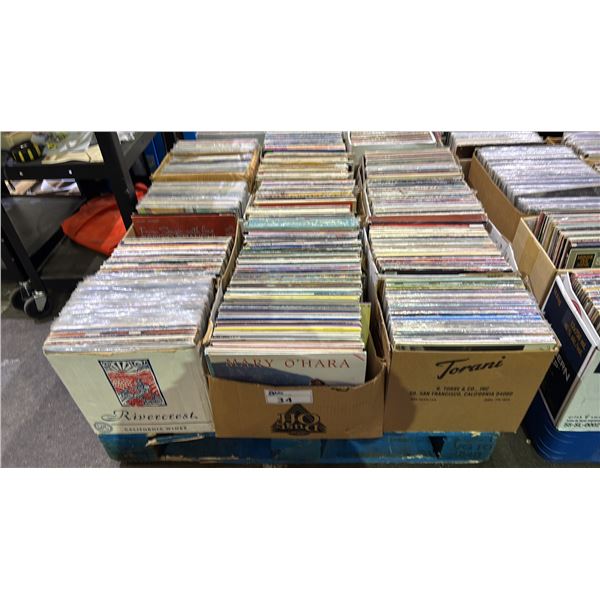 PALLET OF ASSORTED VINYL RECORDS