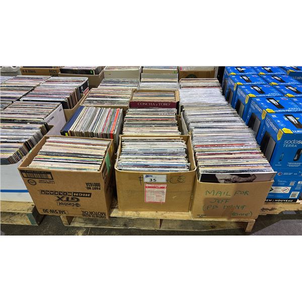 PALLET OF ASSORTED VINYL RECORDS