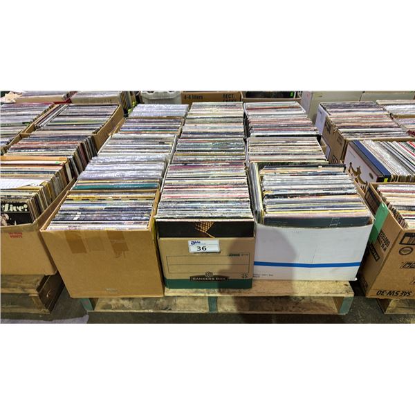 PALLET OF ASSORTED VINYL RECORDS