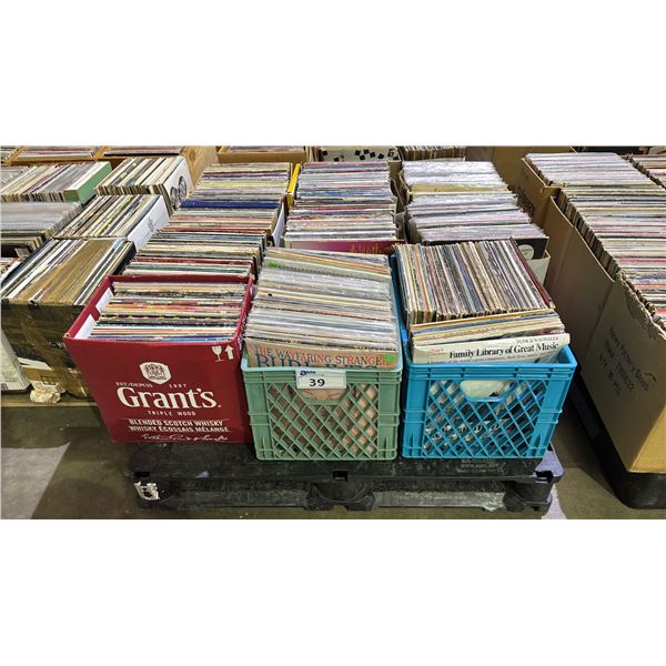 PALLET OF ASSORTED VINYL RECORDS