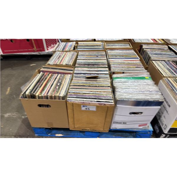 PALLET OF ASSORTED VINYL RECORDS