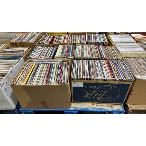 PALLET OF ASSORTED VINYL RECORDS