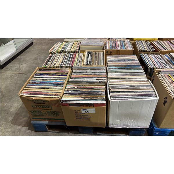 PALLET OF ASSORTED VINYL RECORDS