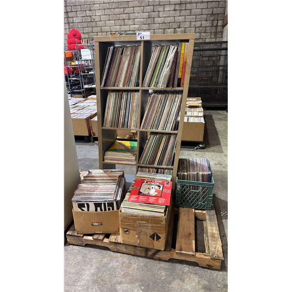 PALLET OF ASSORTED VINYL RECORDS