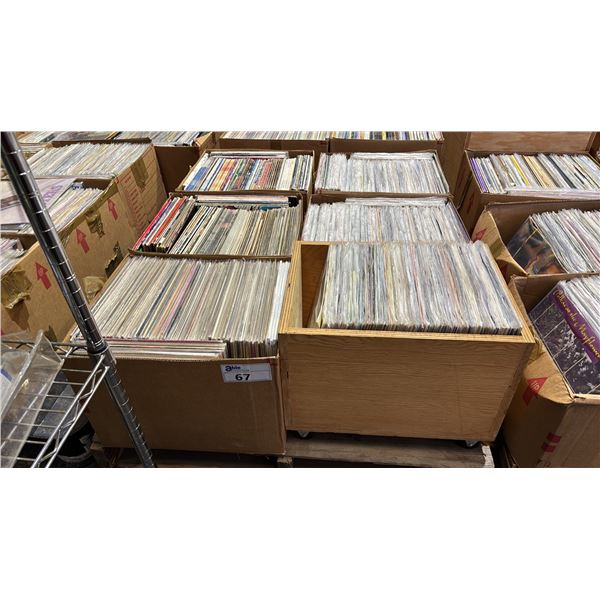 PALLET OF ASSORTED VINYL RECORDS