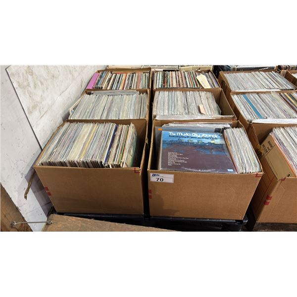 PALLET OF ASSORTED VINYL RECORDS