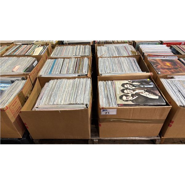PALLET OF ASSORTED VINYL RECORDS