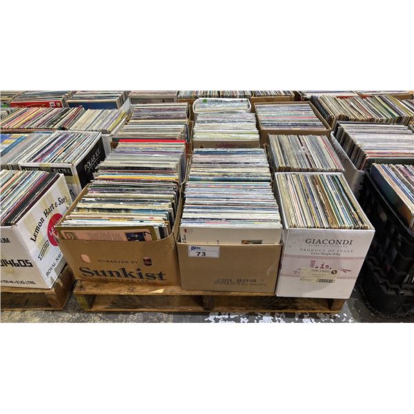 PALLET OF ASSORTED VINYL RECORDS
