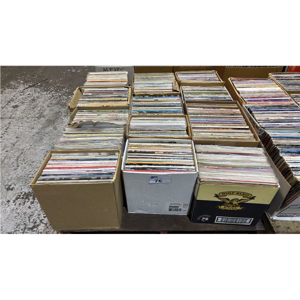 PALLET OF ASSORTED VINYL RECORDS
