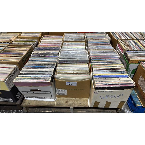 PALLET OF ASSORTED VINYL RECORDS