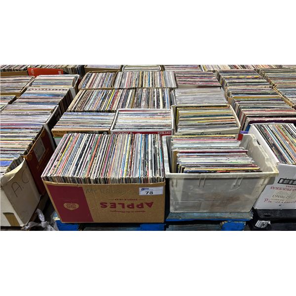 PALLET OF ASSORTED VINYL RECORDS