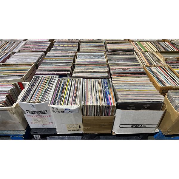 PALLET OF ASSORTED VINYL RECORDS