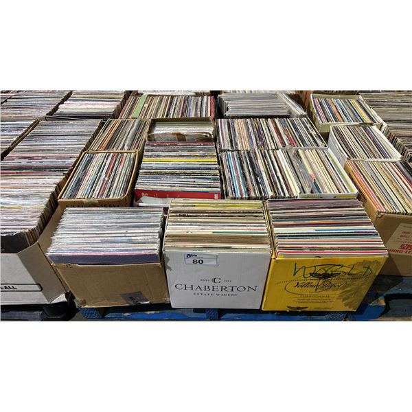 PALLET OF ASSORTED VINYL RECORDS