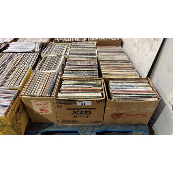 PALLET OF ASSORTED VINYL RECORDS