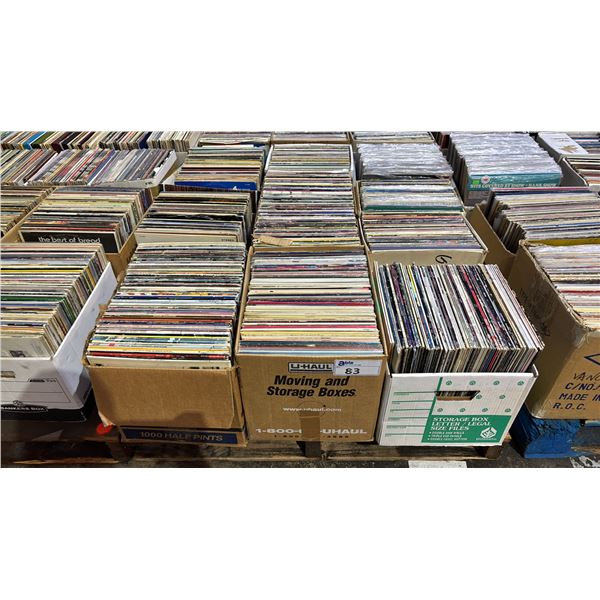 PALLET OF ASSORTED VINYL RECORDS