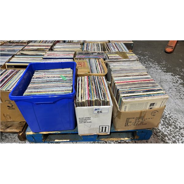 PALLET OF ASSORTED VINYL RECORDS