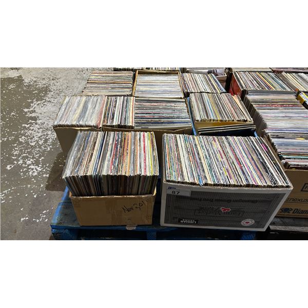 PALLET OF ASSORTED VINYL RECORDS