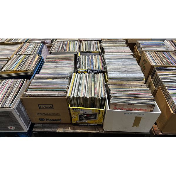 PALLET OF ASSORTED VINYL RECORDS