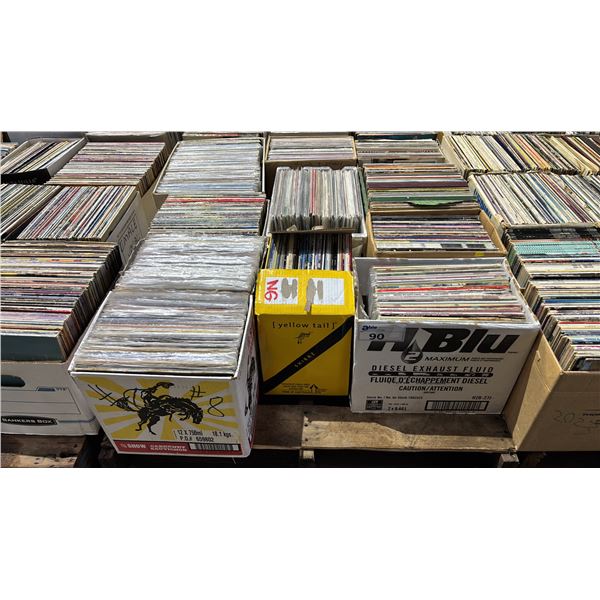 PALLET OF ASSORTED VINYL RECORDS