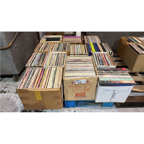 PALLET OF ASSORTED VINYL RECORDS