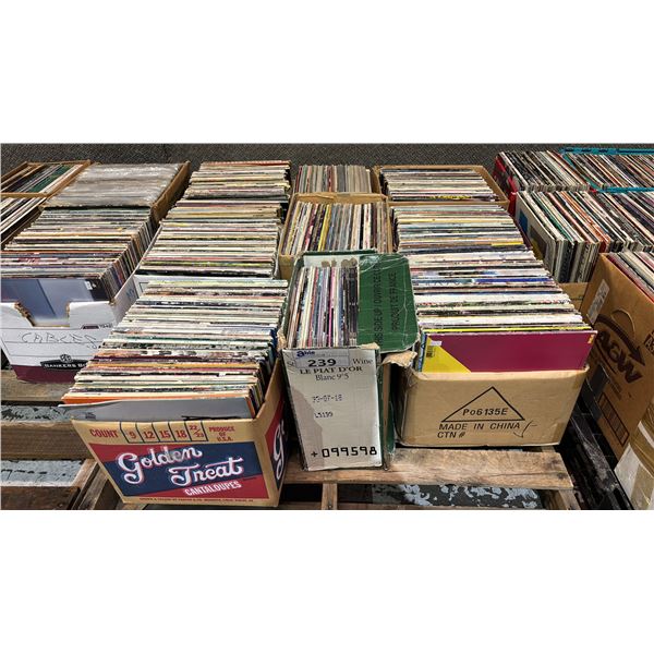 PALLET OF ASSORTED VINYL RECORDS